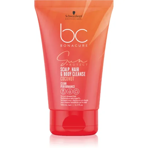 Schwarzkopf Professional BC Bonacure Sun Protect Scalp, Hair & Body Cleanse șampon pentru par si corp 100 ml