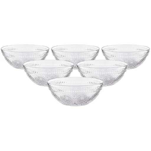 Set de boluri din sticlă Altom Daisy 13 cm, 6 buc.