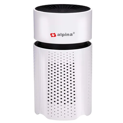 Purificator de aer auto sau spatii mici Alpina, 1.5W, Pana la 6m², 6 m³/h, HEPA 13, Ionizator, USB-A, Alb