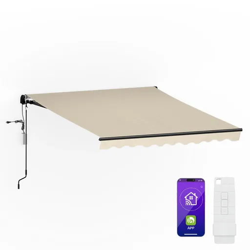 Blumfeldt Copertină CloudShade, Control inteligent, Protecție UV, Montaj pe perete