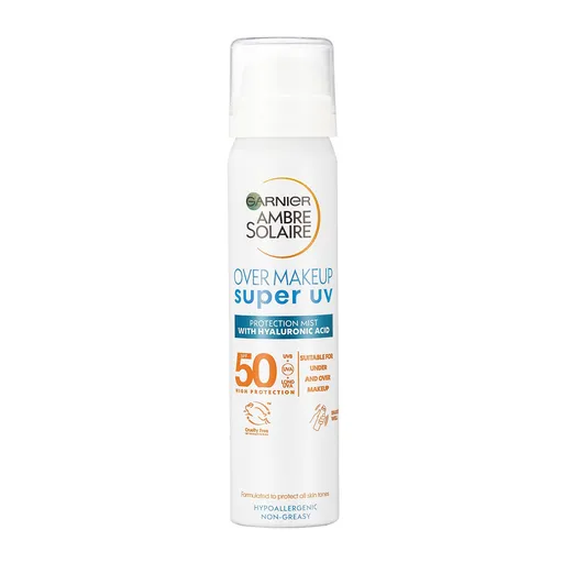 Garnier Spray pentru față cu protecția solară SPF 50 Ambre Solaire Super UV (Protection Mist) 75 ml