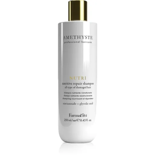 FarmaVita Amethyste Nutri șampon fortifiant pentru păr deteriorat 250 ml