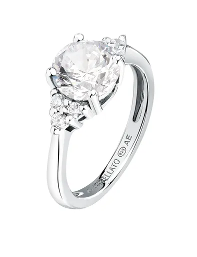 Morellato Inel strălucitor din argint pentru femei Tesori SAIW29901 56 mm