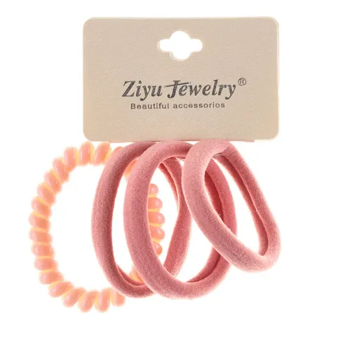 Elastic rose 4 set Oranjollie x83