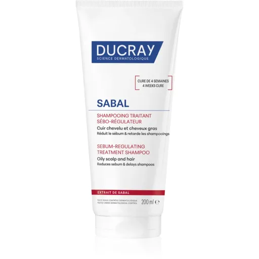 Ducray Sabal șampon îngrijire pentru reglarea cantitatii de sebum. 200 ml