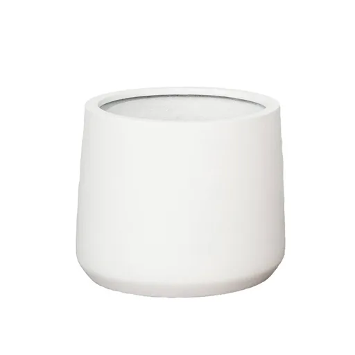 Pottery Pots Ghiveci de flori Patt, alb mat, dimensiuni multiple - PotteryPots Mărime: Ø42 x 35 cm