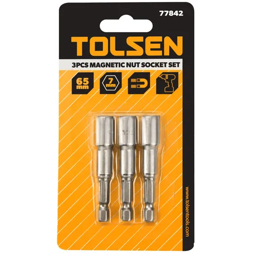 Set de 3 mufe piulita magnetice 12 mm