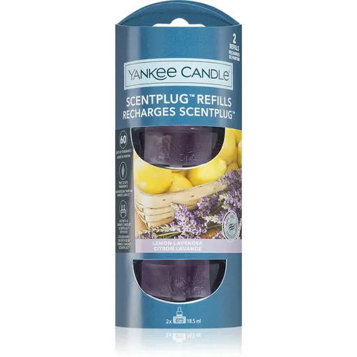 Yankee Candle Lemon Lavender Refill rezervă pentru difuzorul electric 2x18,5 ml