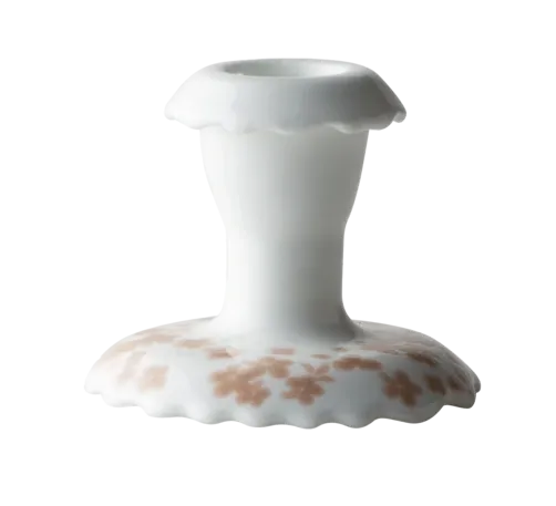 Sfeșnic roz din colecția Slåpeblom - Wik & Walsøe