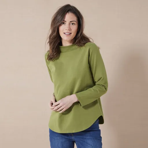 Molton tricou cald cu guler stand-up