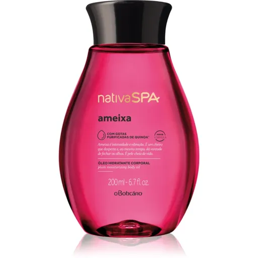 oBoticário Nativa SPA Plum Flower ulei de corp hidratant pentru baie 200 ml