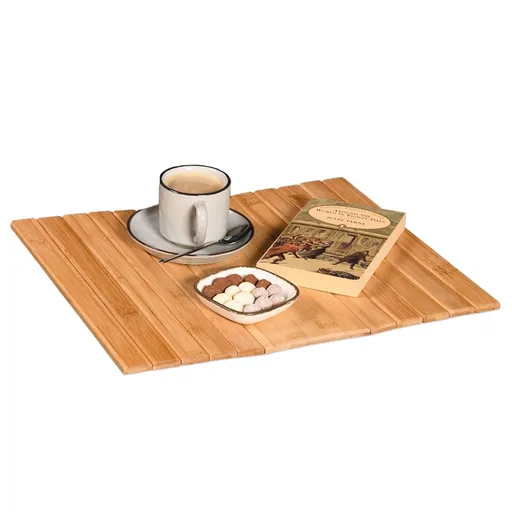 Kesper 58823 Tava pentru canapea din bambus, 42 x34 x 0,8 cm