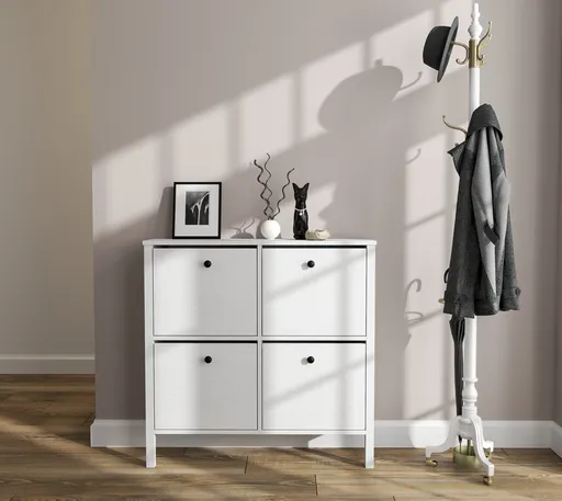 Pantofar, Hanah Home, FRN-20048, 101x100x28.5 cm, Maro/Alb