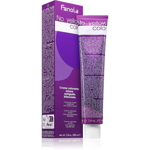 Fanola No Yellow Color culoare par neutralizeaza tonurile de galben culoare Very Light Ice Blonde 9. ICE 100 ml