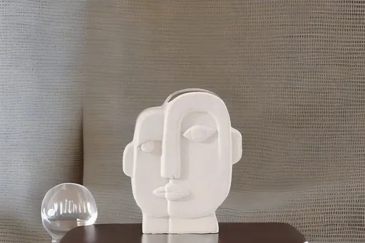 Vaza, CY0086, Ceramica, Alb