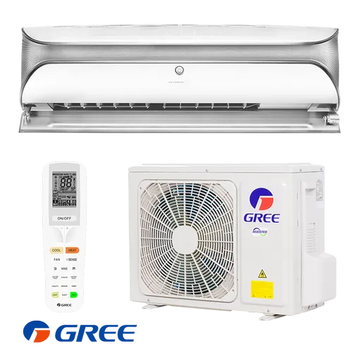 Aparat de aer conditionat inverter Gree Soyal II GWH12AKCXD-K6DNA1A, 12000 BTU, 27 m², A+++, Wi-Fi, R-32, Alb