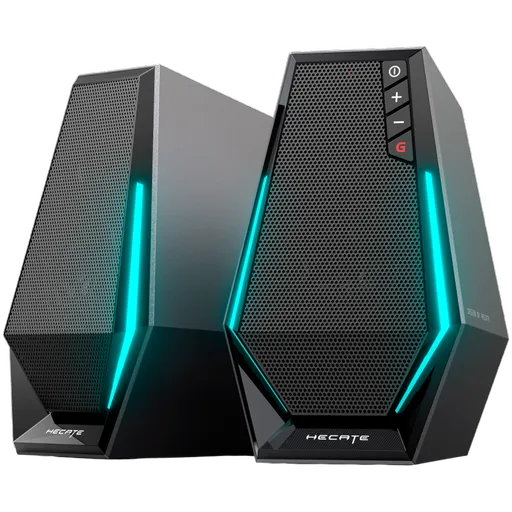 Boxe Edifier G1500, 10 W, Difuzoare 2x2,5", Bluetooth 5.3, Iluminare RGB, Negru