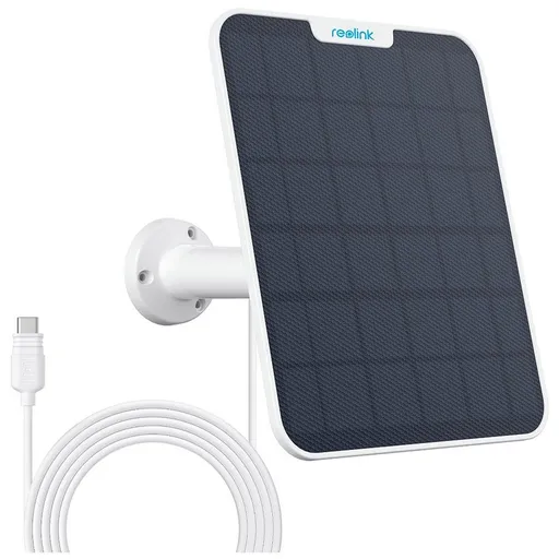 Panou solar pentru camere Reolink SOLARPANEL USB-C, cablu 4 m, mufa USB-C, IP65