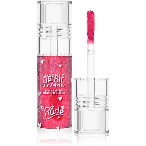 Rude Cosmetics Manga Collection Sparkle Lip Oil ulei nuanțator pentru buze cu efect de hidratare culoare Watermelon 4 g