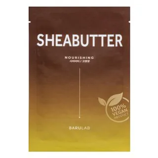 Barulab The Clean Vegan mască textilă Mask Shea Butter 23 g