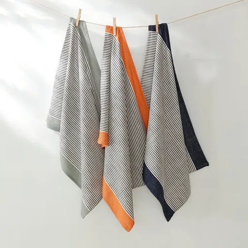 Seturi de prosoape cu dungi cu fibre vopsite
