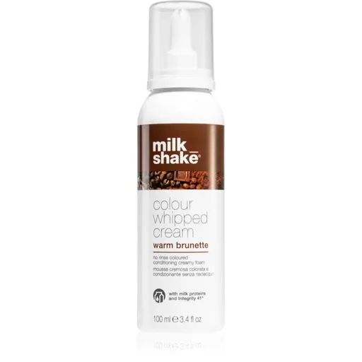 milk_shake® Colour Whipped Cream spuma tonica pentru toate tipurile de păr Warm Brunette 100 ml