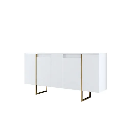 Dulap Luxe White and Gold, alb
