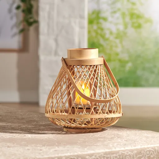 Lampă LED de masă Bambus