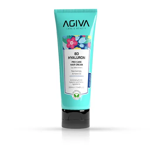 Crema hidratanta pentru par - AGIVA - 8D Hyaluron - 250 ml