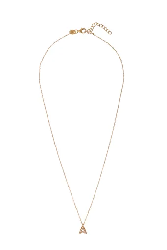 Alisia Colier placat cu aur cu Perle Swarovski "A" AL4258.01.901