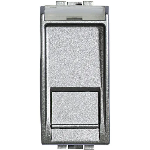 Priza date RJ45 Cat5e UTP Bticino Living Light NT4279C5E, argintiu