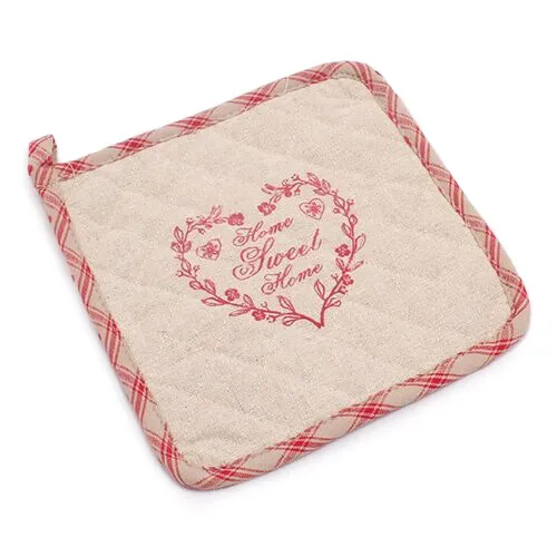Suport de bucătărie Sweet Home roșu , 19 x 19 cm