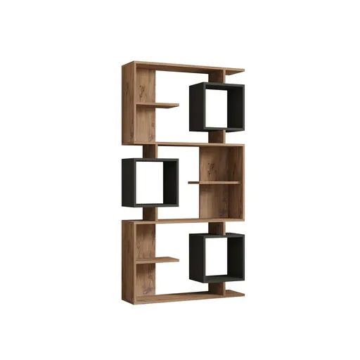 Biblioteca Icardi Anthracite and Atlantic Pine, maro