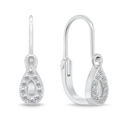 Brilio Silver Cercei strălucitori picătură din argint EA184W