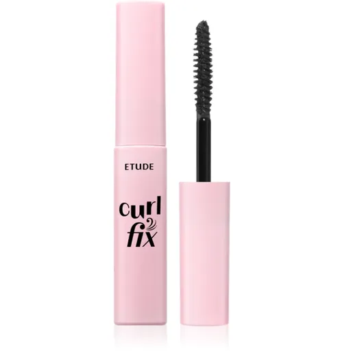 ETUDE Curl Fix Mascara Mini mascara waterproof pentru volum și gene curbate culoare Black 4 g