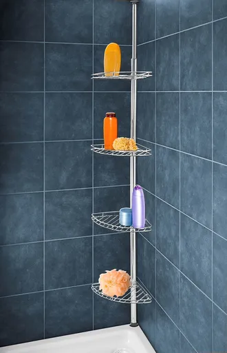 Raft telescopic inox pentru baie