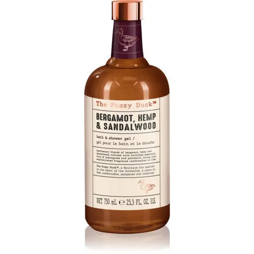 Baylis & Harding The Fuzzy Duck Bergamot, Hemp & Sandalwood gel de duș pentru barbati 750 ml
