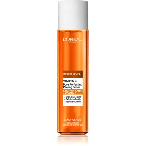 L’Oréal Paris Bright Reveal Vitamin C solutie tonica cu efect de iluminare pentru diminuarea porilor 180 ml