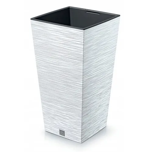 Ghiveci de flori FURU SQUARE 29,5 cm, alb, alb, 29,5 cm