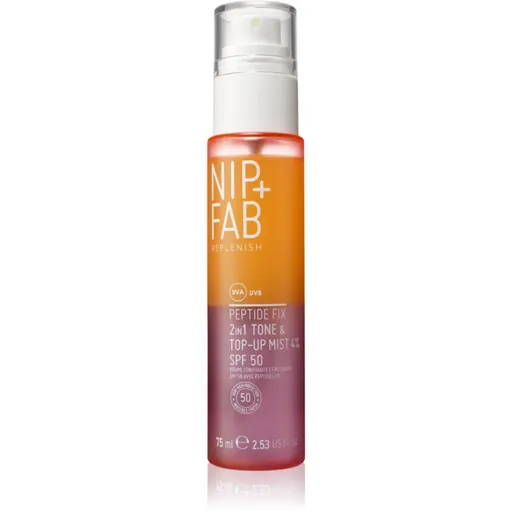 NIP+FAB Peptide Fix SPF 50 ceață facială tonică SPF 50 75 ml