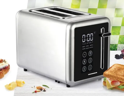 Prajitor de paine Heinner, 900W, argintiu