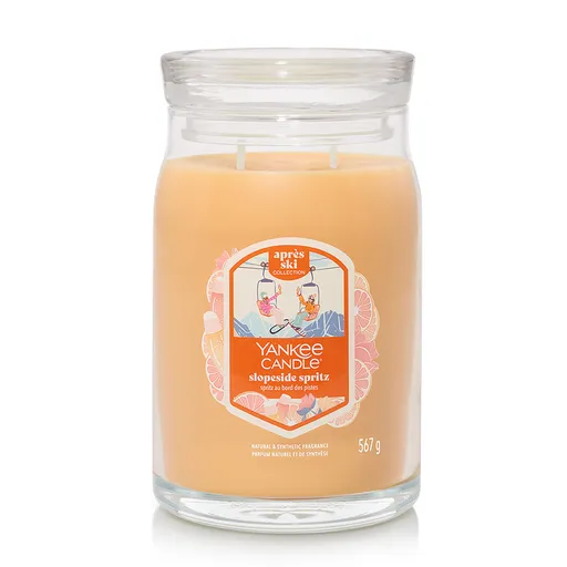 Yankee Candle Lumânare parfumată mare Signature Slopeside Spritz, 567 g, galben, L