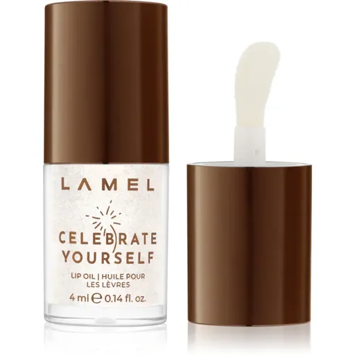 LAMEL Celebrate Yourself ulei pentru buze cu particule stralucitoare culoare 01 4 ml