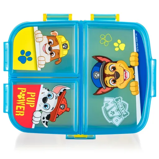 Vetro-plus Cutie pentru gustare divizată PATROLA17,5 x 13 cm, albastru