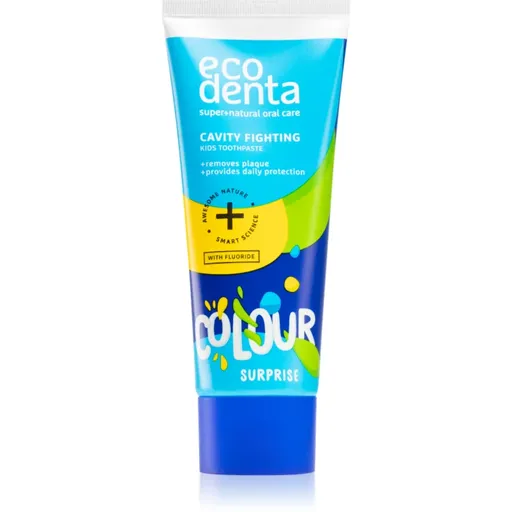 Ecodenta Colour Surprise Pasta de dinti pentru copii. impotriva cariilor dentare 75 ml