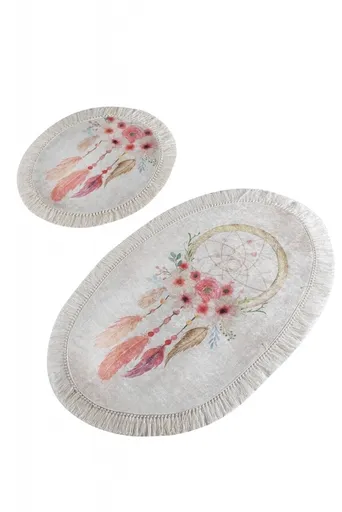 Set 2 covorase de baie, Chilai, Dream DJT, multicolor