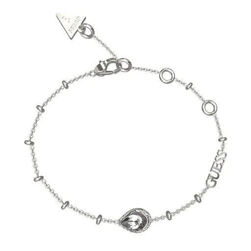 Guess Brățară fermecătoare din oțel Crystal Drop JUBB03392JWRH 17 - 21 cm - L