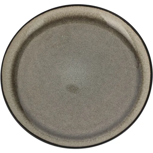 Farfurie de desert din gresie Moss, diametru 20 cm