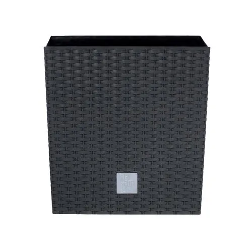 Recipient ghiveci Rato Low, antracit, 20 x 20 cm, gri, M