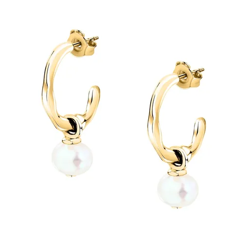Morellato Cercei fermecători placați cu aur 2in1 Perla SXU46